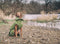Green Perfectly Practical Dog Drying Coat