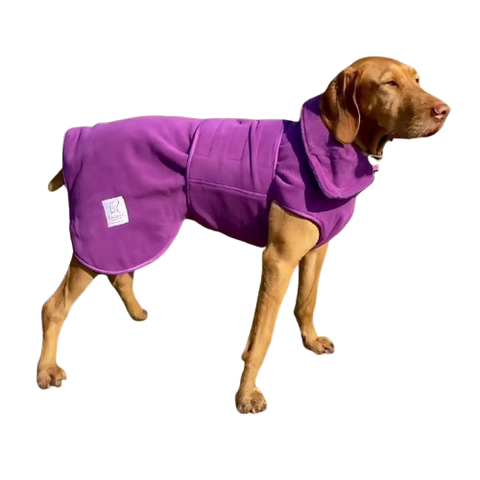 Teal Superior Perfectly Practical Dog Drying Coat