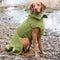 Green Perfectly Practical Dog Drying Coat