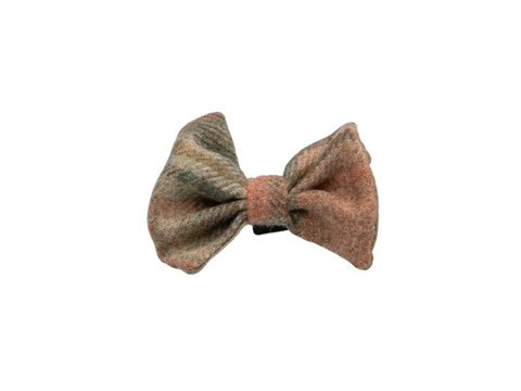 Glen Coe Terracotta Luxury Dog Bow Tie